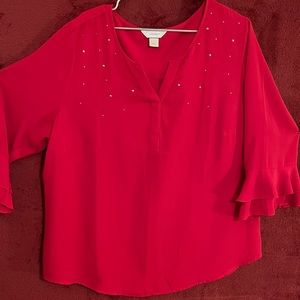 CJ Banks Blouse mid-length sleeve